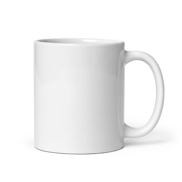 Real Health. Real Beauty. White glossy mug 2