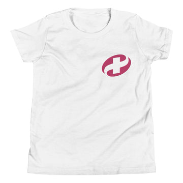 Youth Short Sleeve T-Shirt the Real PharmD Icon Pink