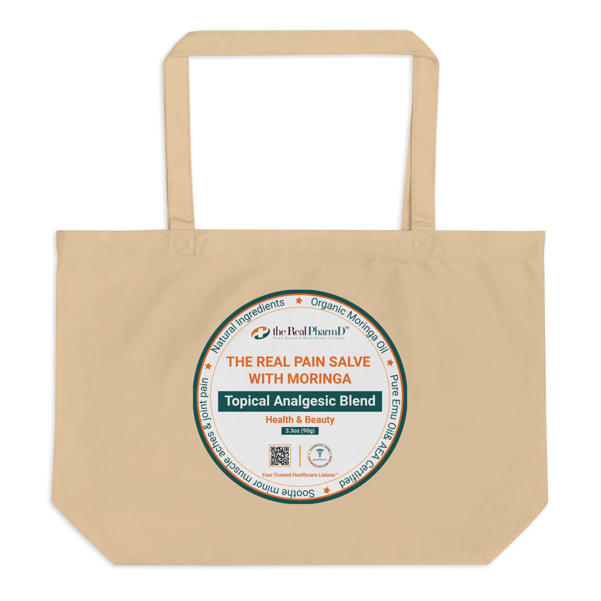 Large organic 'Moringa' tote bag