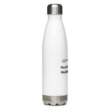 Healthy Inside, Healthy Outside. Stainless Steel Water Bottle.