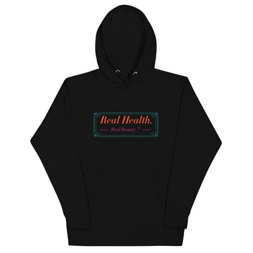 Real Health. Real Beauty Plaque Unisex Hoodie