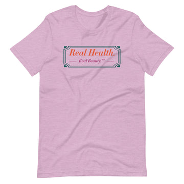 Real Health. Real Beauty Plaque Unisex t-shirt